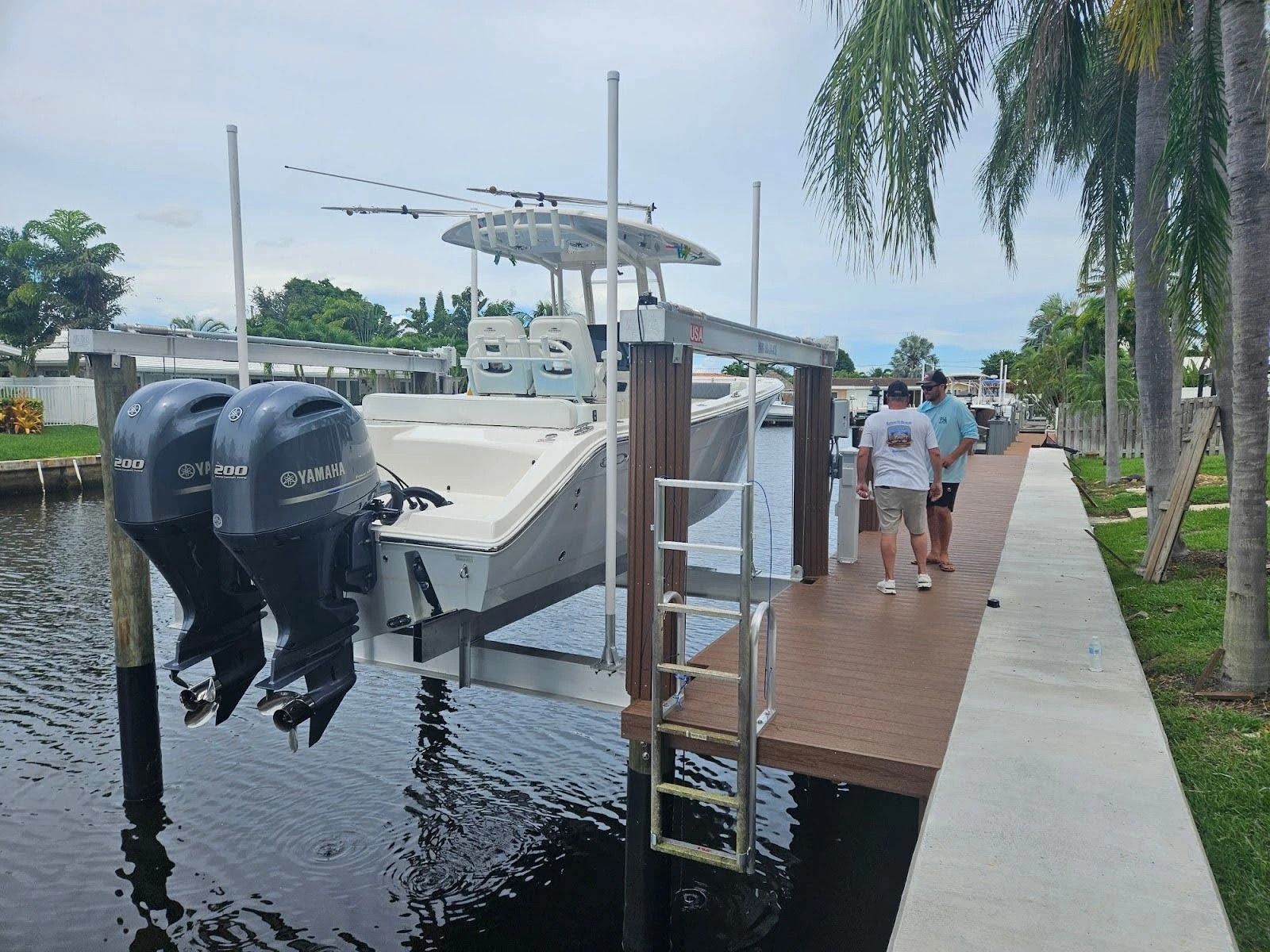 Boat Lift Installation