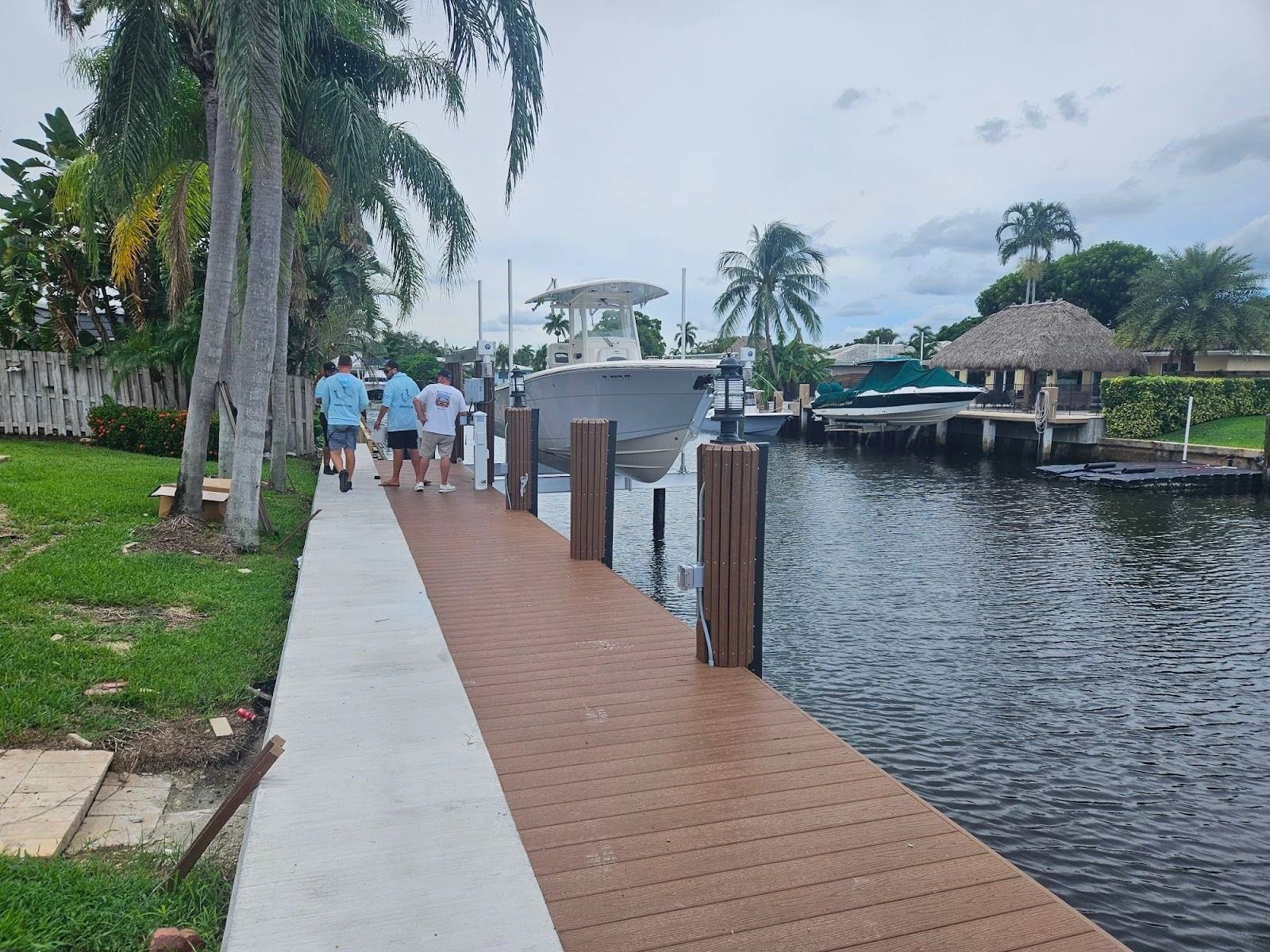 Custom dock construction project