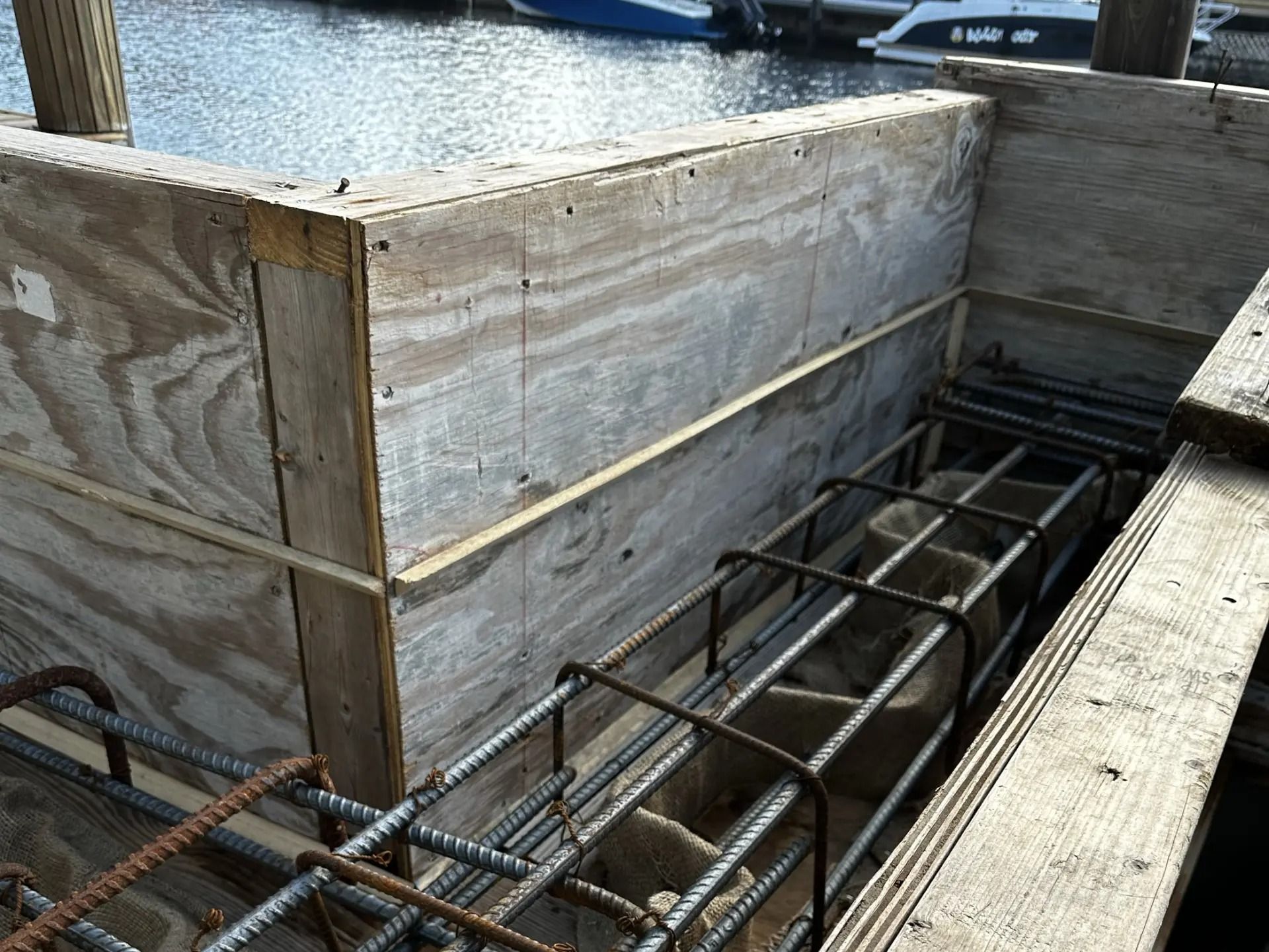Seawall repair and restoration project